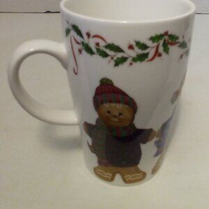 Lenox Heat Changing Mug Gingerbread Men Porcelain Christmas Holiday